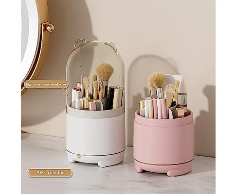 MAKE UP BRUSH WHITE - 360 DEG ROTATION