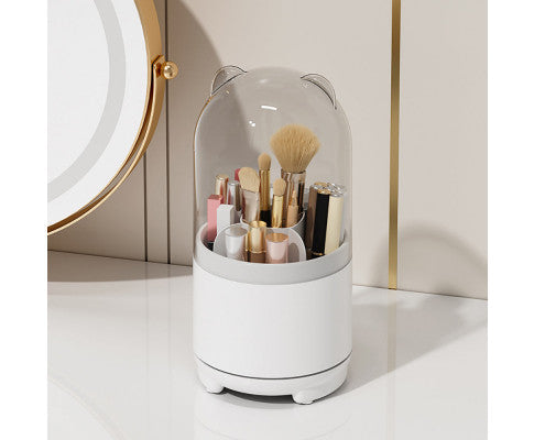 MAKE UP BRUSH WHITE - 360 DEG ROTATION