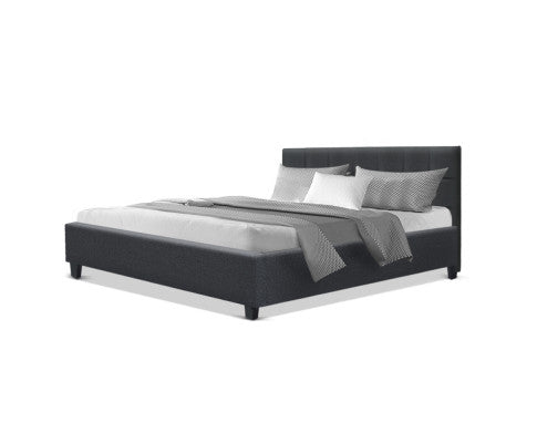 SOHO BED FRAME - QUEEN BED CHARCOAL
