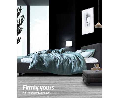 SOHO BED FRAME - QUEEN BED CHARCOAL