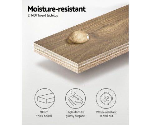 MARBLE EFFECT ROUND TABLE