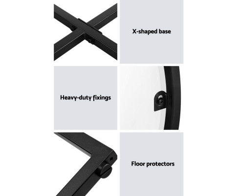 MARBLE EFFECT ROUND TABLE