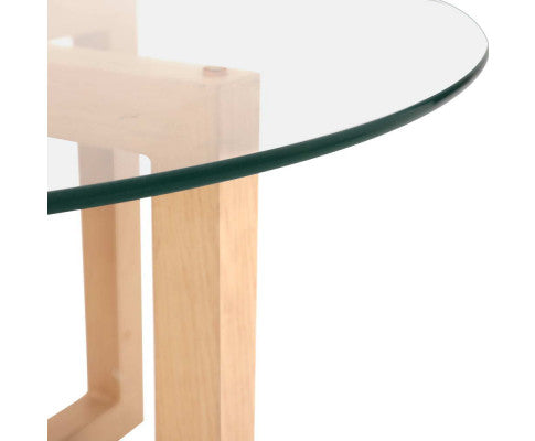 ROUND COFFEE TABLE - TEMPERED GLASS