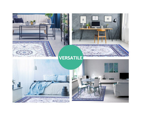 SOFT BLUE FLOOR RUG 160 X 230