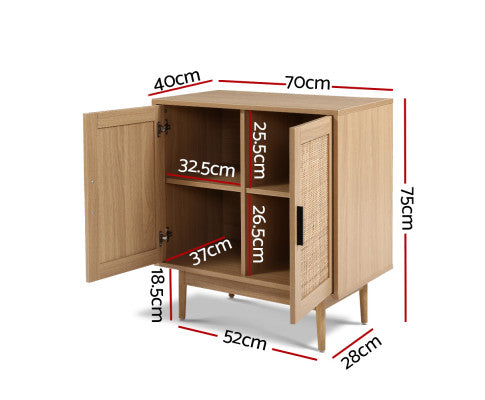 RATTAN BUFFET SIDEBOARD