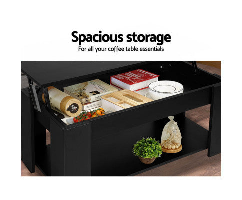 COFFEE TABLE WITH LIFT UP STORAGE