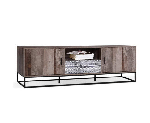 ENTERTAINMENT UNIT RUSTIC INDUSTRIAL - 180 CM