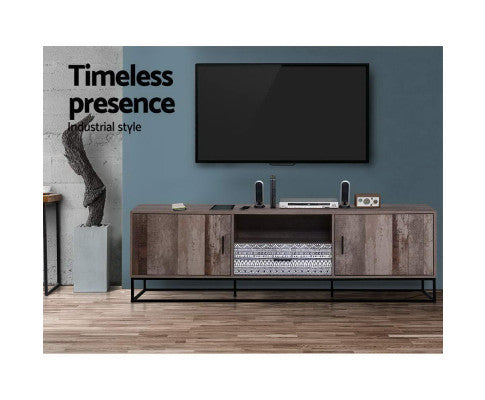 ENTERTAINMENT UNIT RUSTIC INDUSTRIAL - 180 CM