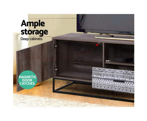 ENTERTAINMENT UNIT RUSTIC INDUSTRIAL - 180 CM