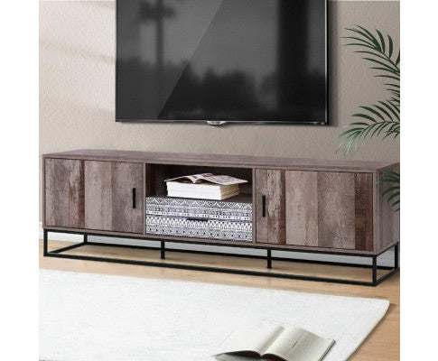 ENTERTAINMENT UNIT RUSTIC INDUSTRIAL - 180 CM