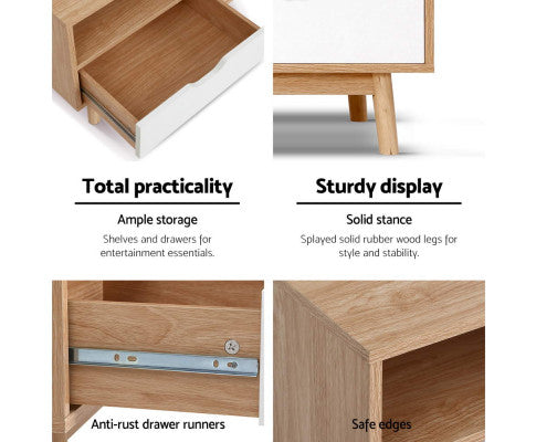 ENTERTAINMENT UNIT SCANDI - 140 CM