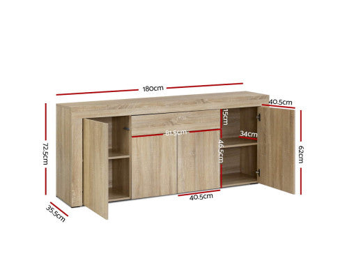 BUFFET SIDEBOARD - HALLWAY TABLE 4 DOORS