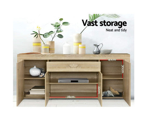 BUFFET SIDEBOARD - HALLWAY TABLE 4 DOORS