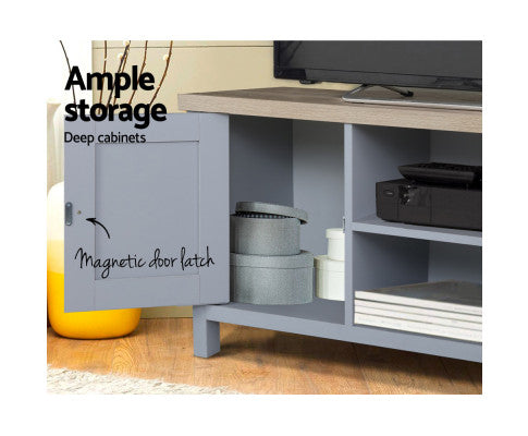 ENTERTAINMENT UNIT FRENCH PROVINCIAL STYLE - GREY 130 CM