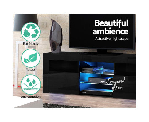 ENTERTAINMENT RGB LED - GLOSS BLACK 160 CM