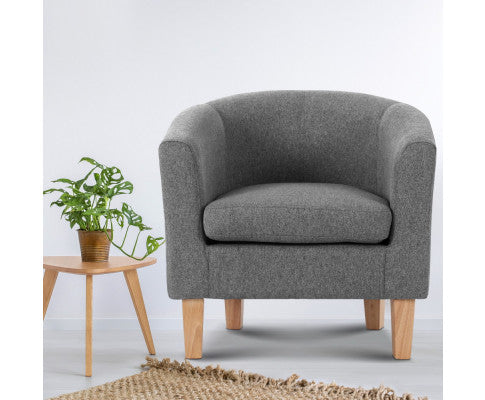 ABBY ARMCHAIR - GREY