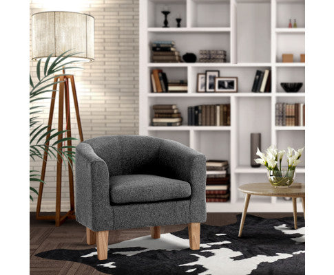 ABBY ARMCHAIR - GREY