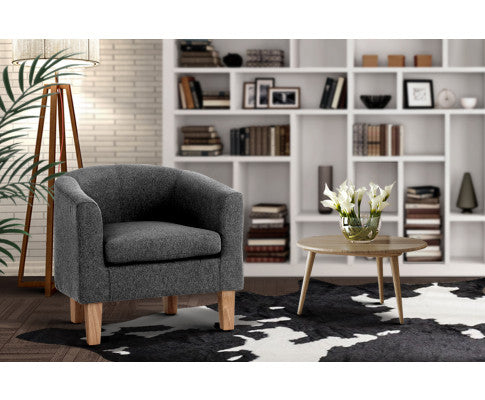 ABBY ARMCHAIR - GREY