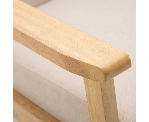 SKANE ARM CHAIR FABRIC - BEIGE
