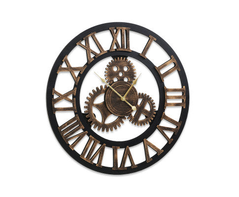 VINTAGE INDUSTRIAL WALL CLOCK - LARGE
