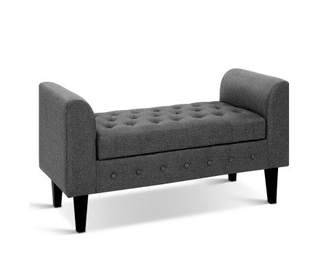 ARTISS FABRIC STORAGE OTTOMAN