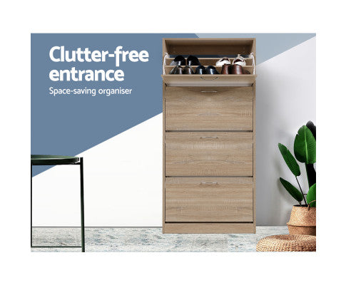 ARTISS 60 PAIR SHOE STORAGE CABINET