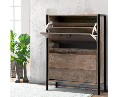 12 PAIR SHOE STORAGE CABINET