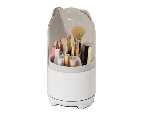 MAKE UP BRUSH WHITE - 360 DEG ROTATION