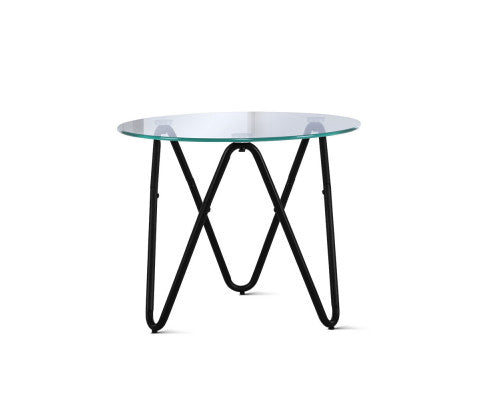 SIDE TABLE - GLASS TOP