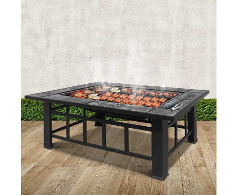 OUTDOOR FIRE PIT - BBQ GRILL RACK