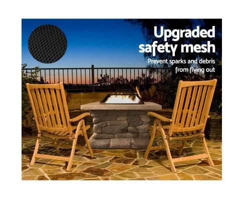 OUTDOOR FIRE PIT - CHARCOAL FIREPLACE