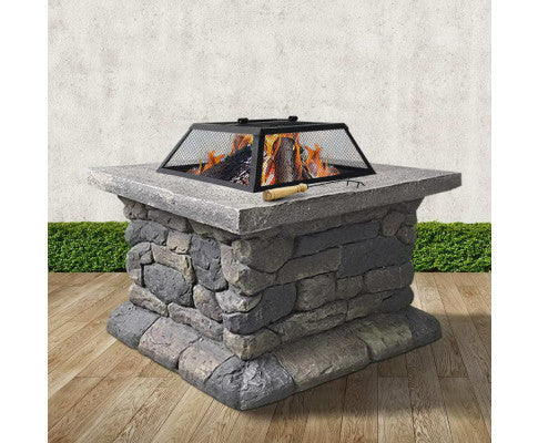 OUTDOOR FIRE PIT - CHARCOAL FIREPLACE