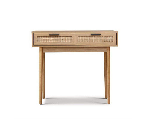 RATTAN CONSOLE TABLE