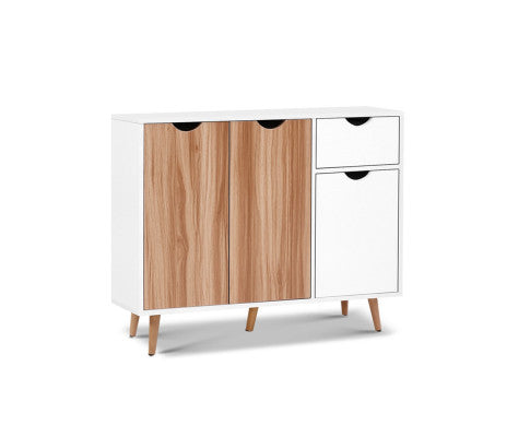 SCANI SIDEBOARD BUFFET - WOODEN AND WHITE