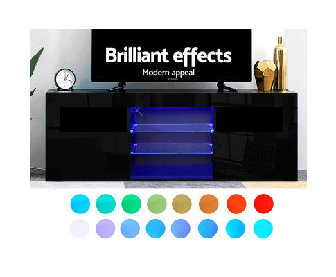 ENTERTAINMENT RGB LED - GLOSS BLACK 160 CM