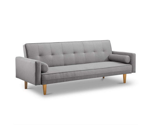 SOFA BED 3 SEATER - CHARCOAL GREY